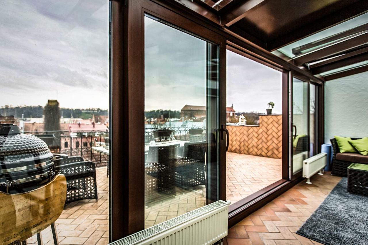 Apartment With A Terrace Over The Old Town Two Bedrooms カウナス エクステリア 写真