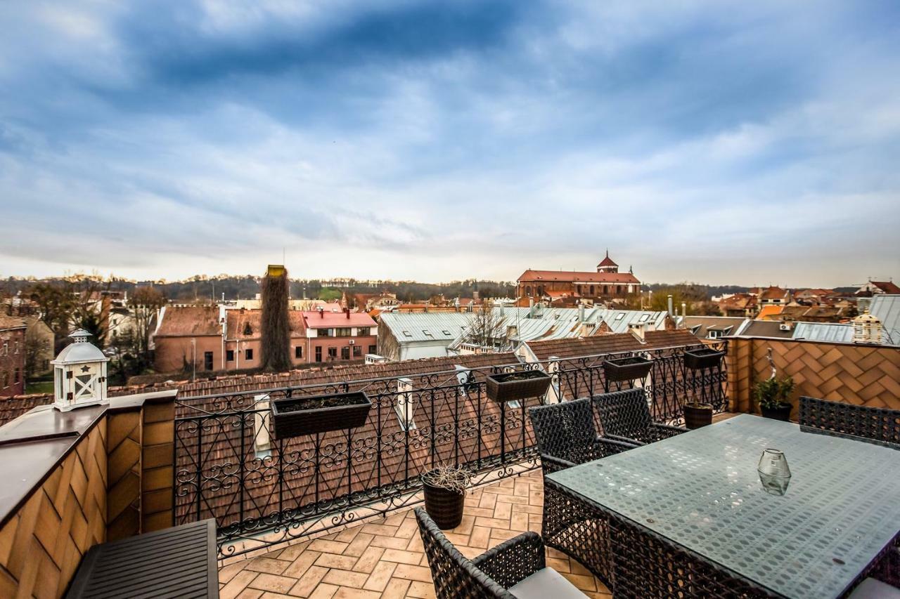 Apartment With A Terrace Over The Old Town Two Bedrooms カウナス エクステリア 写真