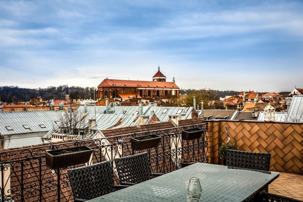 Apartment With A Terrace Over The Old Town Two Bedrooms カウナス エクステリア 写真